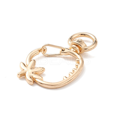 Strawberry Alloy Swivel Clasps FIND-L012-01KCG-1