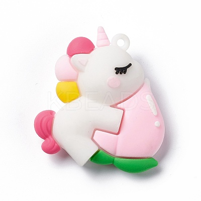 PVC Plastic Cartoon Pendants PVC-G003-01E-1