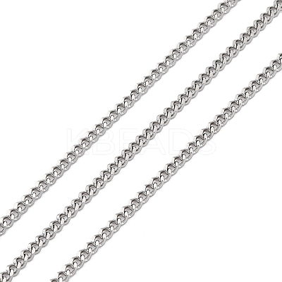 304 Stainless Steel Curb Chains CHS-M009-11P-01-1