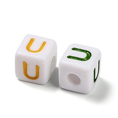 Opaque Acrylic Beads OACR-I022-01U-1