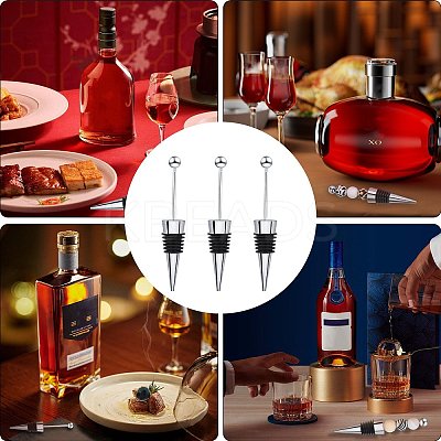 18Pcs Beadable Wine Stoppers FIND-SZ0003-57-1