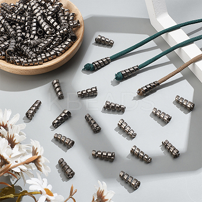 60Pcs Zinc Alloy Cord End FIND-NB0005-77-1