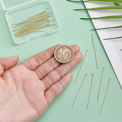 30Pcs 3 Styles 925 Sterling Silver Head Pins & Eye Pins STER-PH0003-30-1