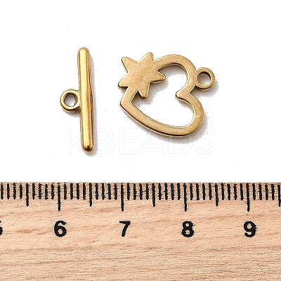 304 Stainless Steel Toggle Clasps STAS-B102-08D-1