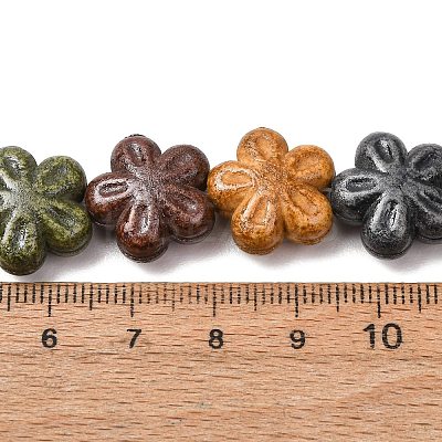 Vintage Handmade Porcelain Beads PR-CBAA37B-07A-1