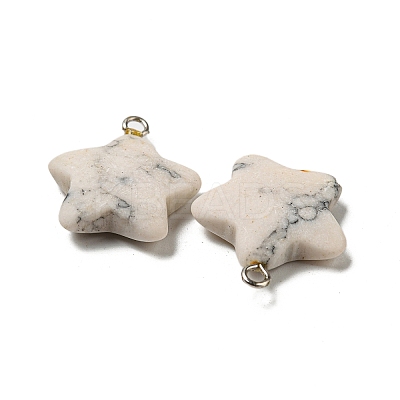 Synthetic Turquoise Pendants G-G075-13A-1