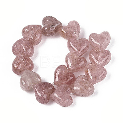 Natural Strawberry Quartz Beads Strands G-T144-22A-01-1