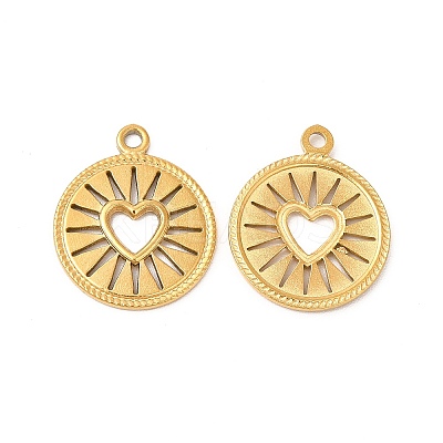 Ion Plating(IP) 304 Stainless Steel Pendants X-STAS-L268-013G-1