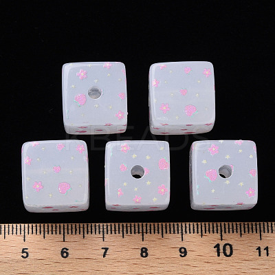 Printed Acrylic Beads MACR-S374-11C-03-1