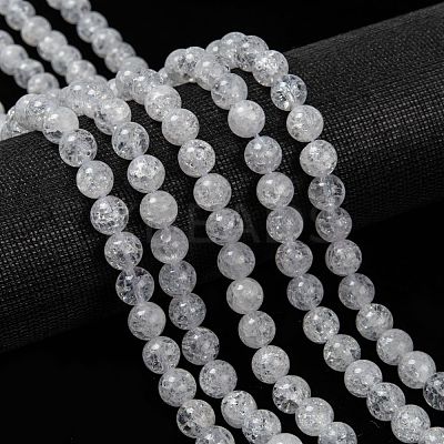 Natural Crackle Quartz Beads Strands X-G-D840-01-8mm-1