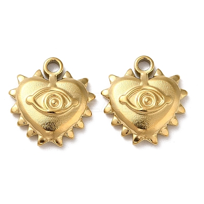 304 Stainless Steel Charms STAS-Q252-08G-1