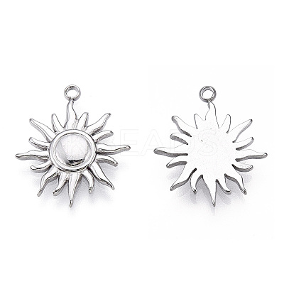 Non-Tarnish 201 Stainless Steel Pendants STAS-S119-029P-1
