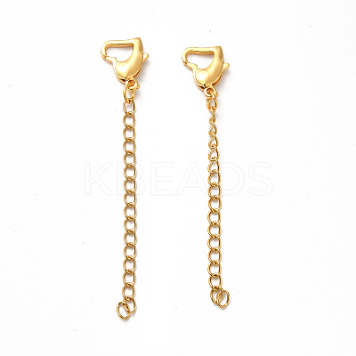 Ion Plating(IP) 304 Stainless Steel Curb Chain Extender STAS-D244-09G-1