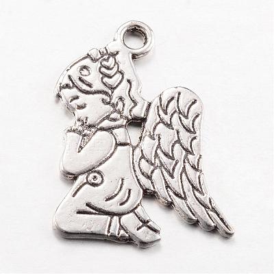 Tibetan Style Alloy Pendants TIBEP-Q063-08AS-RS-1