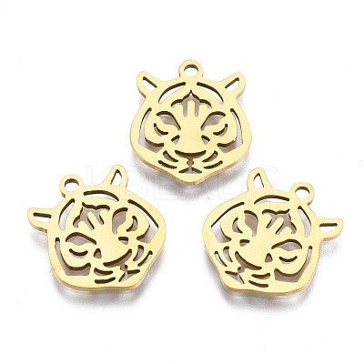 Ion Plating(IP) 201 Stainless Steel Pendants STAS-T044-282G-1