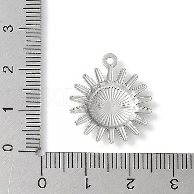 304 Stainless Steel Pendants STAS-E501-17P-1