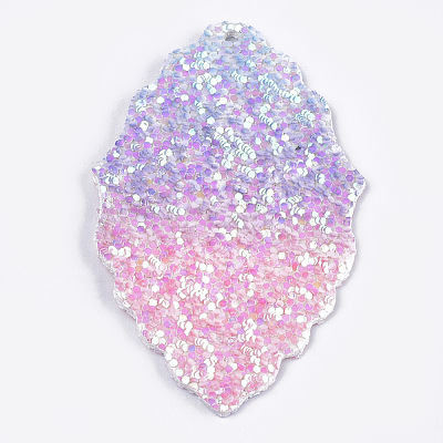 PU Leather Big Pendants FIND-S299-30B-1
