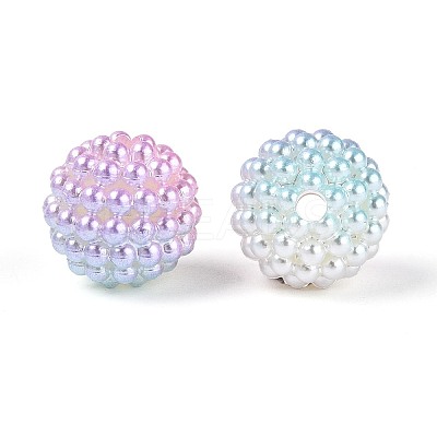 Imitation Pearl Acrylic Beads OACR-T004-15mm-11-1