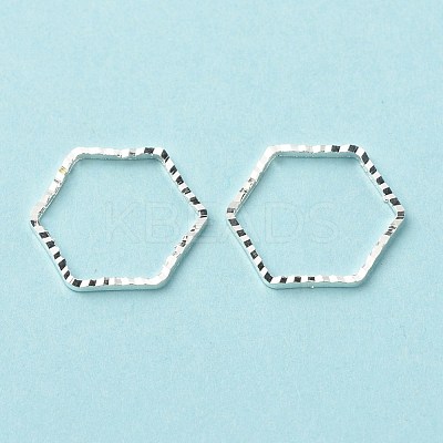 Brass Linking Rings KK-F831-013C-S-RS-1