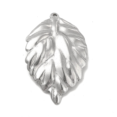 Non-Tarnish Textured 304 Stainless Steel Pendants STAS-P319-50P-1