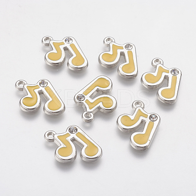 Alloy Enamel Pendants ENAM-P125-1-1