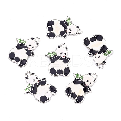 Alloy Enamel Pendants EAP041Y-1