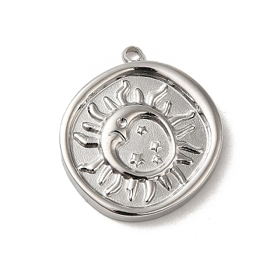 Non-Tarnish 304 Stainless Steel Pendants STAS-L022-309P-1