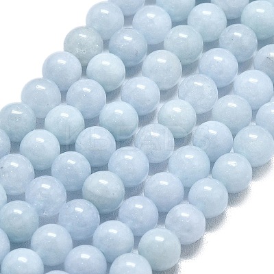 Natural Malaysia Jade Beads Strands G-L645-A01-6mm-16-1