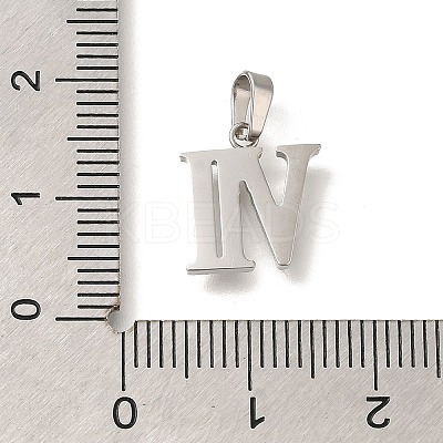 304 Stainless Steel Micro Pave Cubic Zirconia Pendants STAS-H228-02P-07-1