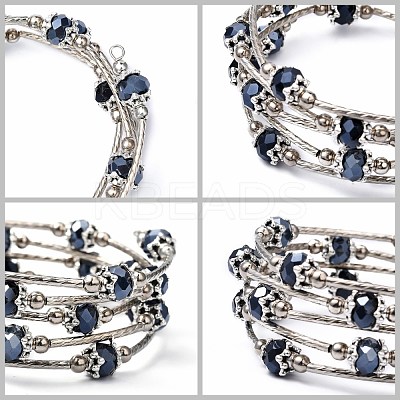 Fashion Wrap Bracelets BJEW-JB00628-10-1