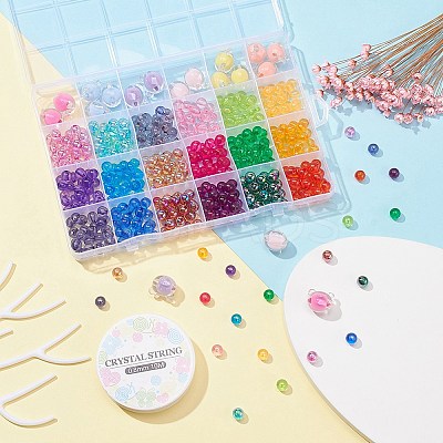 DIY Candy Color Bracelet Making Kit DIY-YW0007-39-1