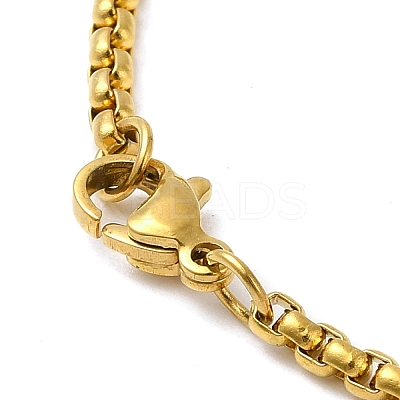 201 Stainless Steel Pendant Necklaces NJEW-H015-03G-1