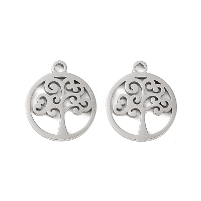 Non-Tarnish 316 Surgical Stainless Steel Charms STAS-C096-11B-P-1