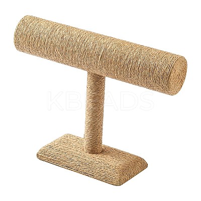 T Bar Straw Rope Bracelet/Bangle Display Stands BDIS-N019-03-1