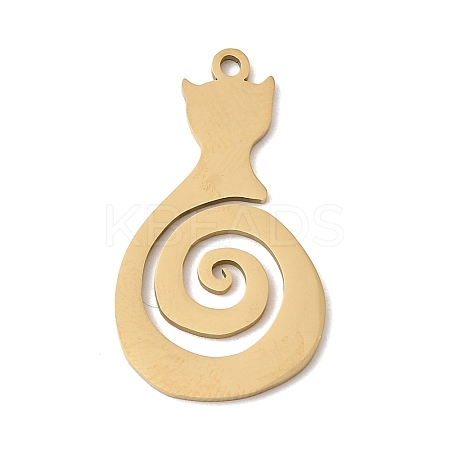 304 Stainless Steel Pendants STAS-H247-13G-1