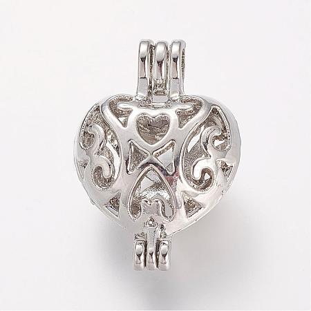 Alloy Locket Pendants PALLOY-S094-43P-1