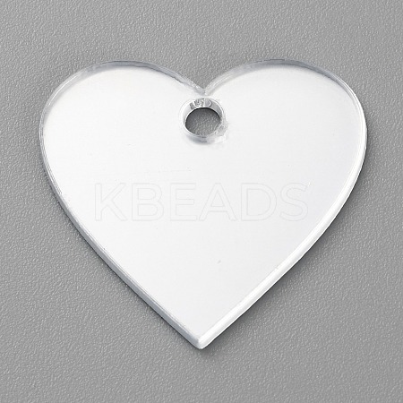 Acrylic Pendants OACR-WH0036-25-E02-1