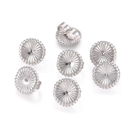 Brass Ear Nuts KK-L198-008P-1