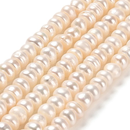 Natural Cultured Freshwater Pearl Beads Strands PEAR-J007-11-1