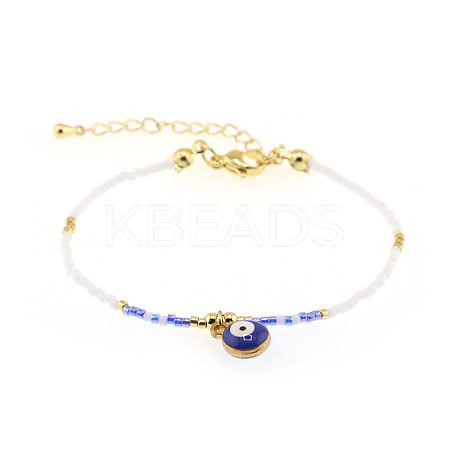 Bohemian Alloy Enamel Charm Bracelets BL3978-7-1