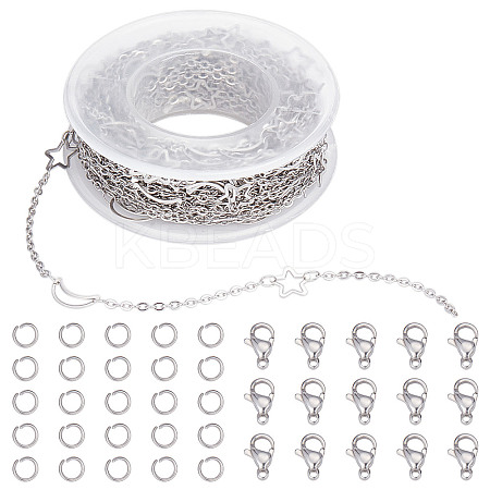 SUNNYCLUE DIY Chain Necklaces Making Kits DIY-SC0020-80-1