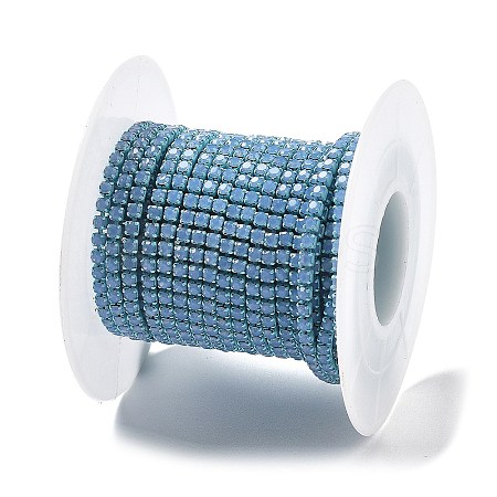 Iron Rhinestone Glass Cup Chain CH-U001-01U-1
