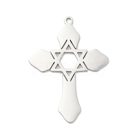Non-Tarnish 304 Stainless Steel Pendants STAS-K287-01P-1