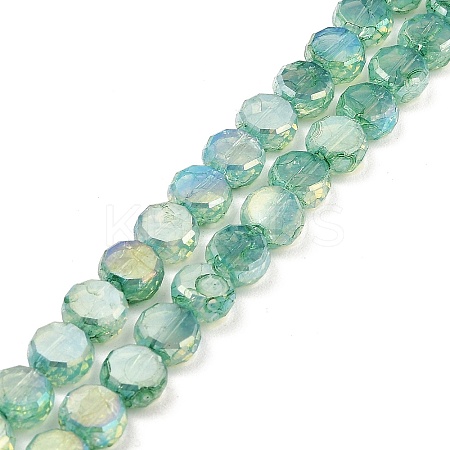Imitation Jade Glass Beads Strands GLAA-P058-05A-08-1