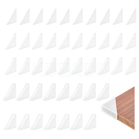 50Pcs 5 Styles Plastic Triangle Corner Protector FIND-NB0005-47-1