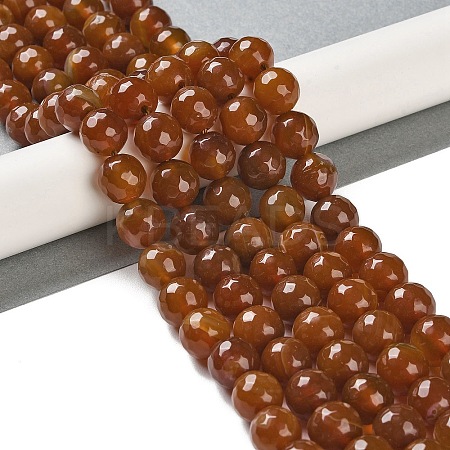 Natural Agate Beads Strands G-M437-B01-01I-1