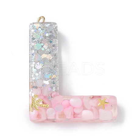 Resin Pendants RESI-B029-01P-L-1