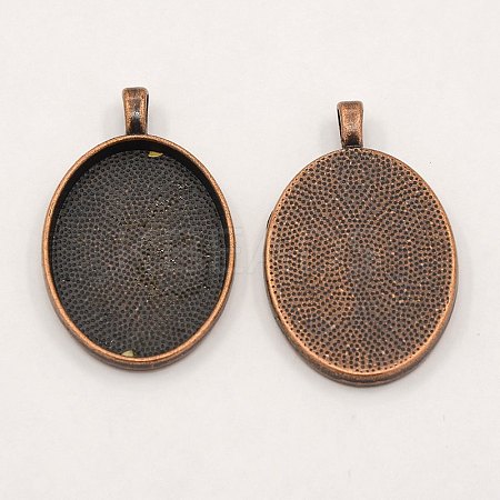 Alloy Pendant Cabochon Settings LS-PALLOY-A15657-R-NF-1