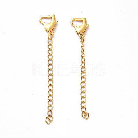 Ion Plating(IP) 304 Stainless Steel Curb Chain Extender STAS-D244-09G-1