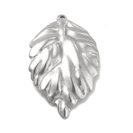 Non-Tarnish Textured 304 Stainless Steel Pendants STAS-P319-50P-1